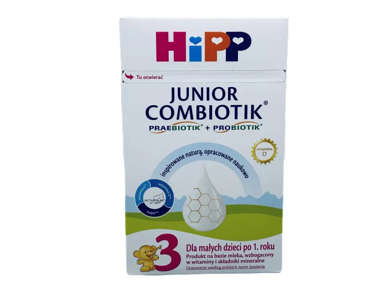 HIPP JUNIOR COMBIOTIK 3 MLEKO PO 1 ROKU ŻYCIA 550G