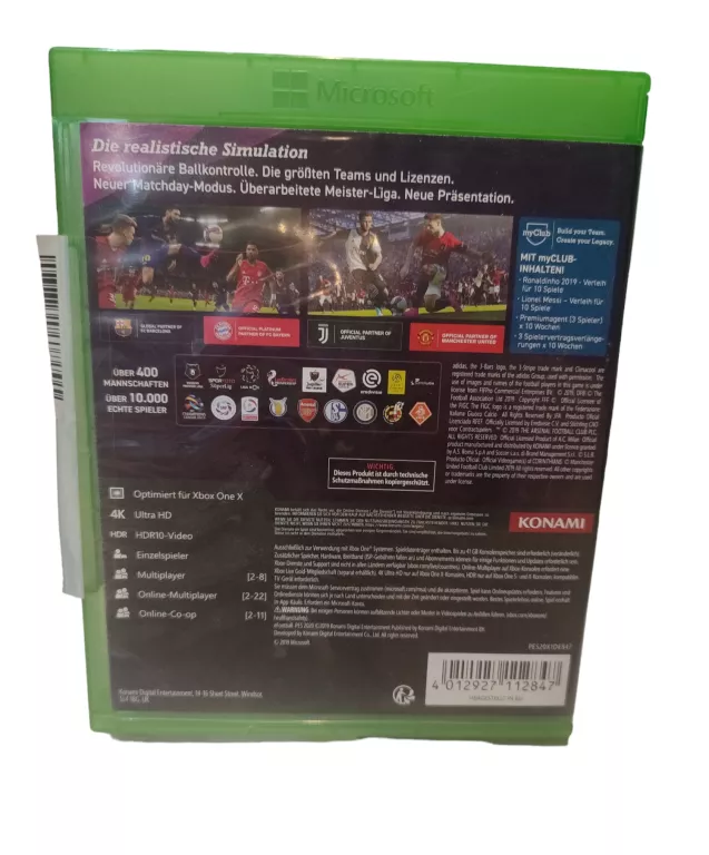 XBOX ONE FOOBALL PES2020