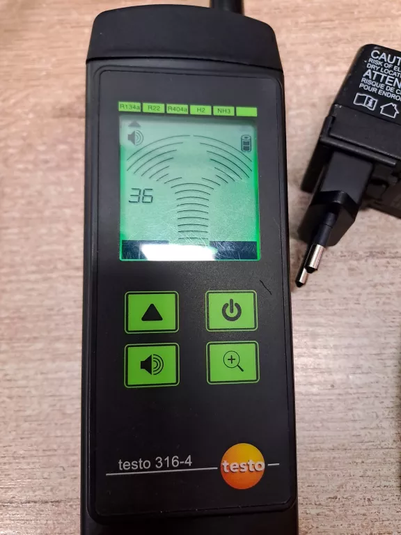 DETEKTOR WYKRYWACZ WYCIEKU CZYNNIKÓW CHŁODNICZYCH TESTO 316-4