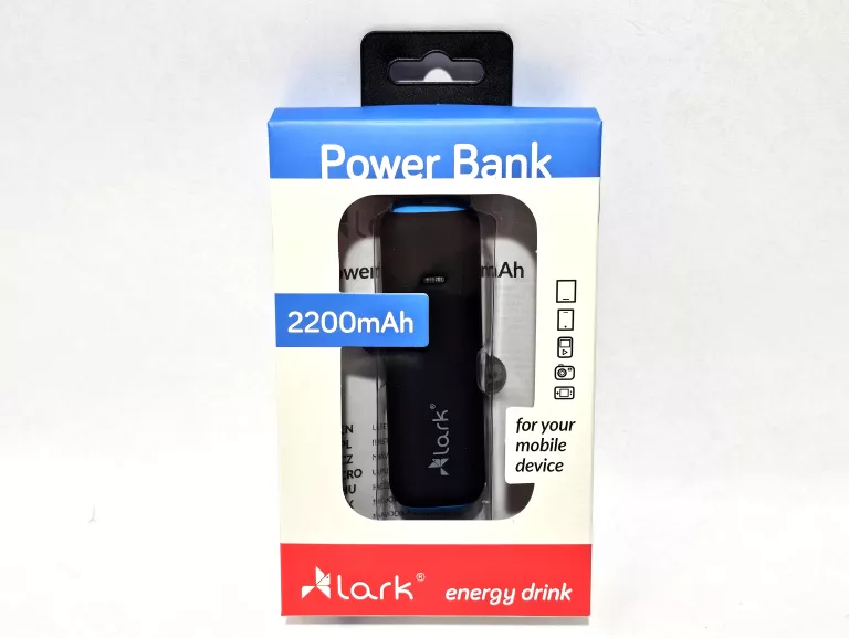 POWER BANK 2200 MAH LARK KIESZONKOWY DO SMARTFONÓW