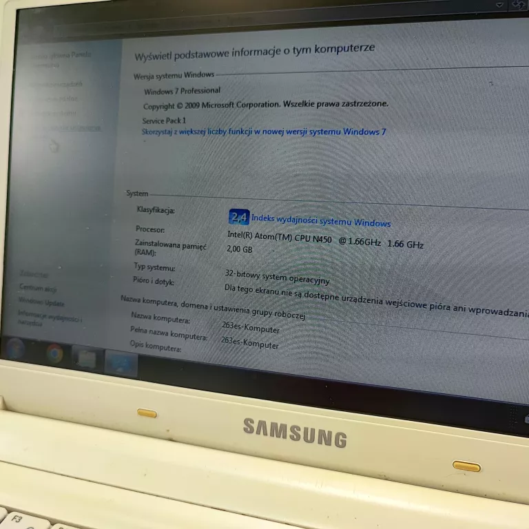 LAPTOP SAMSUNG NC10 PLUS 10 " INTEL ATOM 2 GB / 250 GB
