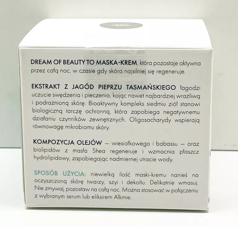 ALKEMIE WYCISZAJĄCA MASKA-KREM NA NOC 60 ML