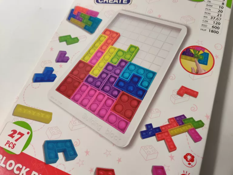 KLOCKI PLAY CREATIVE TETRIS
