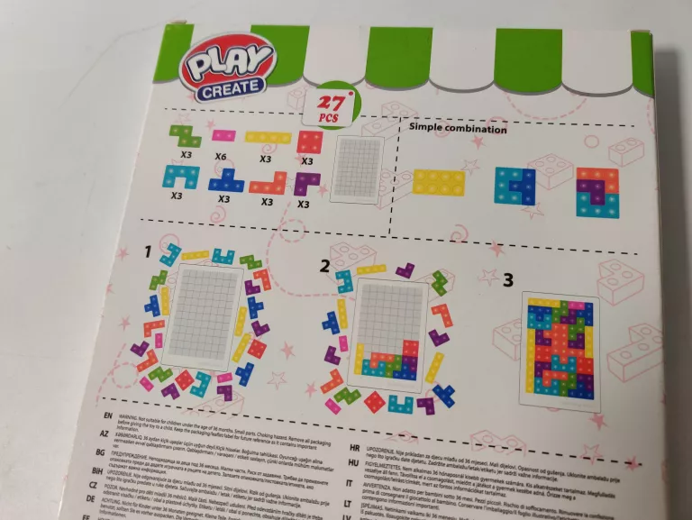 KLOCKI PLAY CREATIVE TETRIS