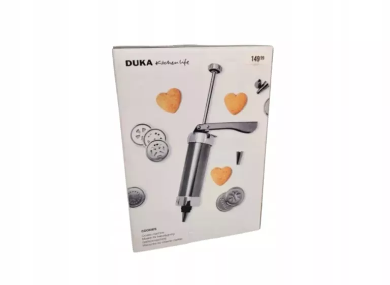 MASZYNKA DO CIASTEK DUKA COOKIES 22 ELEMENTY