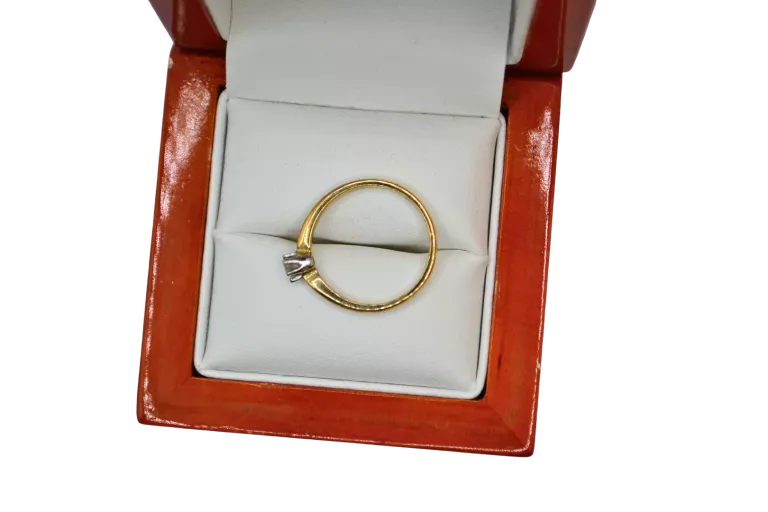 zloty-pierscionek-z-diamentem-certyfikat-stan-11323-2