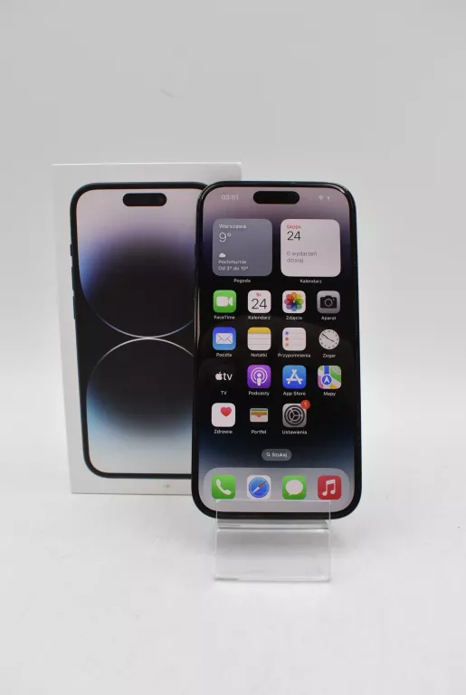 TELEFON APPLE IPHONE 14 PRO 128GB SPACE BLACK #OPIS