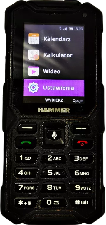 TELEFON KOMÓRKOWY HAMMER 5 SMART  512 MB / 4 GB CZARNY 4G (LTE)