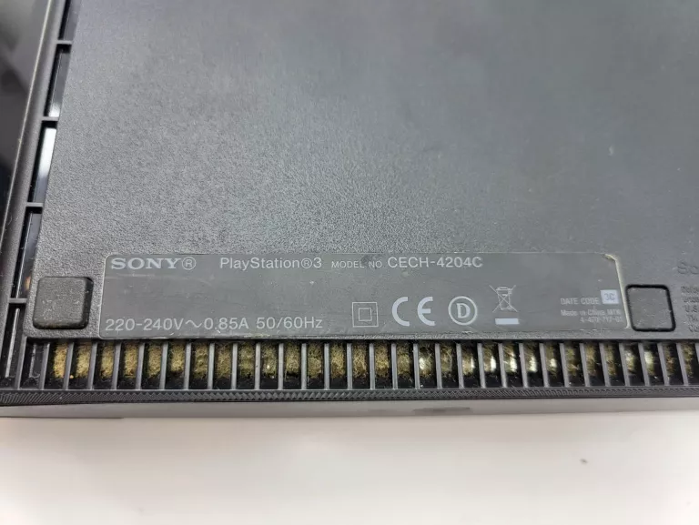 KONSOLA PS3 SUPER SLIM PAD NIEORGINALNY KABEL HDMI I ZASILAJACY