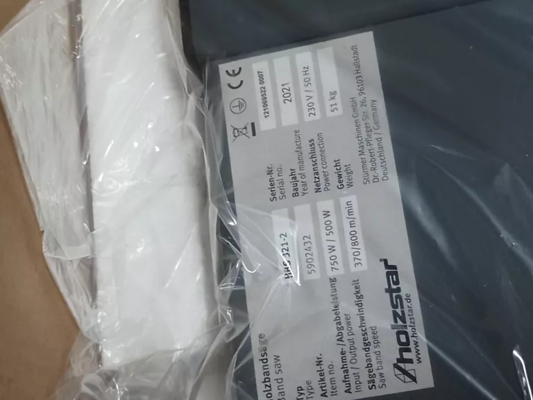 PIŁA TAŚMOWA HOLZSTAR HBS 321-2