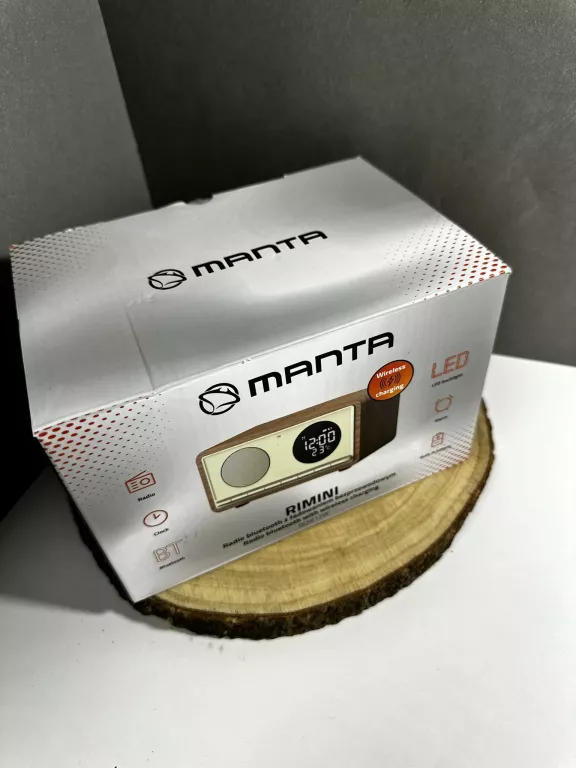 RADIOBUDZIK MANTA RIMINI RDI912W BIAŁY KOMPLET