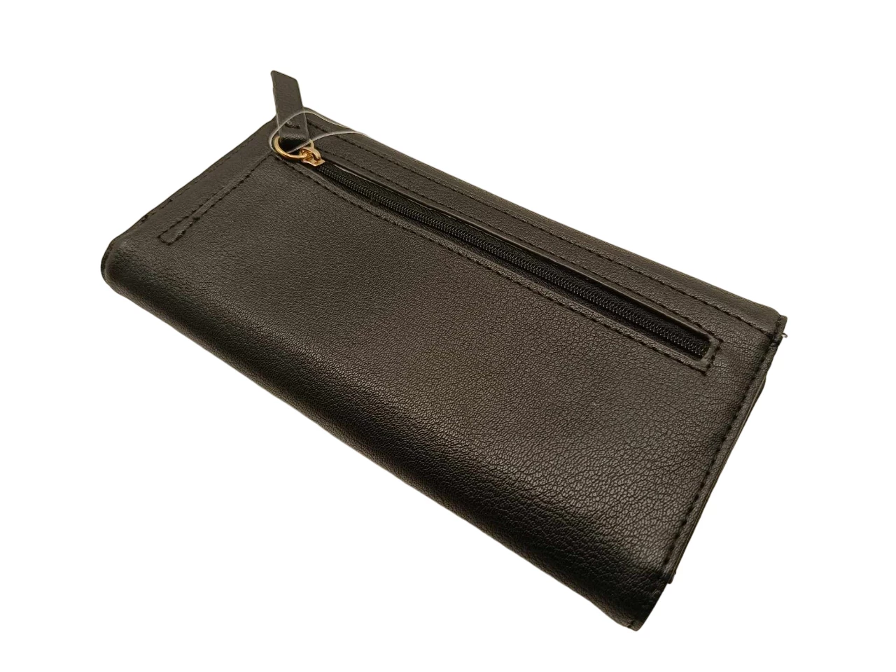 portfel-duzy-nine-west-czarny-ze-zlotym-logo-stan-powystawowy