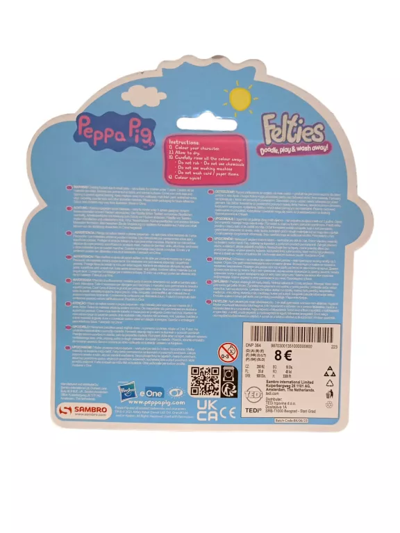 FIGURKI DO MALOWANIA PEPPA PIG/ PSI PATROL