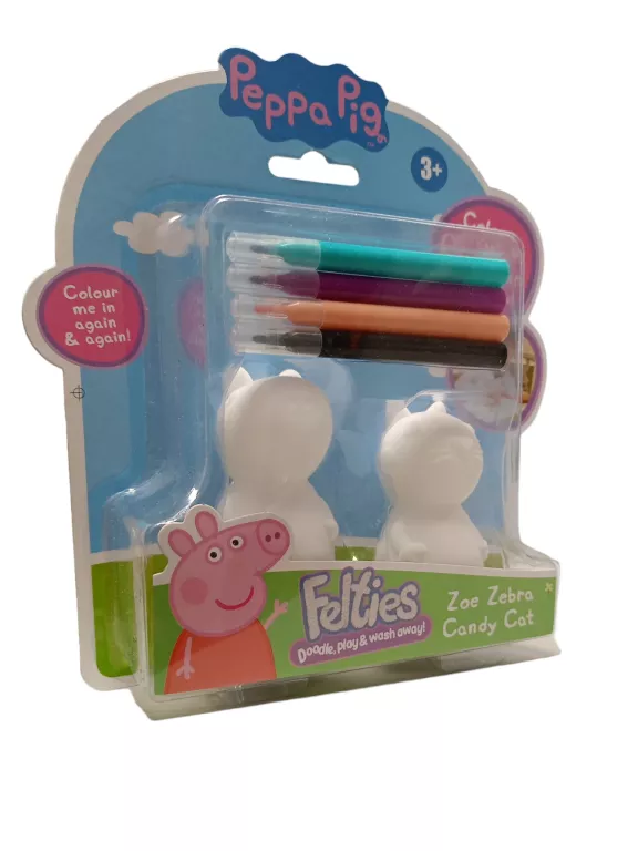FIGURKI DO MALOWANIA PEPPA PIG/ PSI PATROL