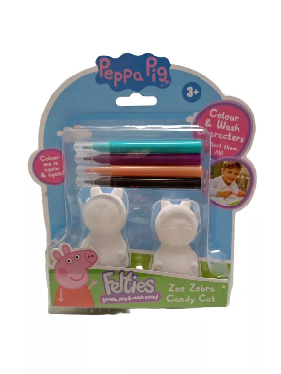 FIGURKI DO MALOWANIA PEPPA PIG/ PSI PATROL