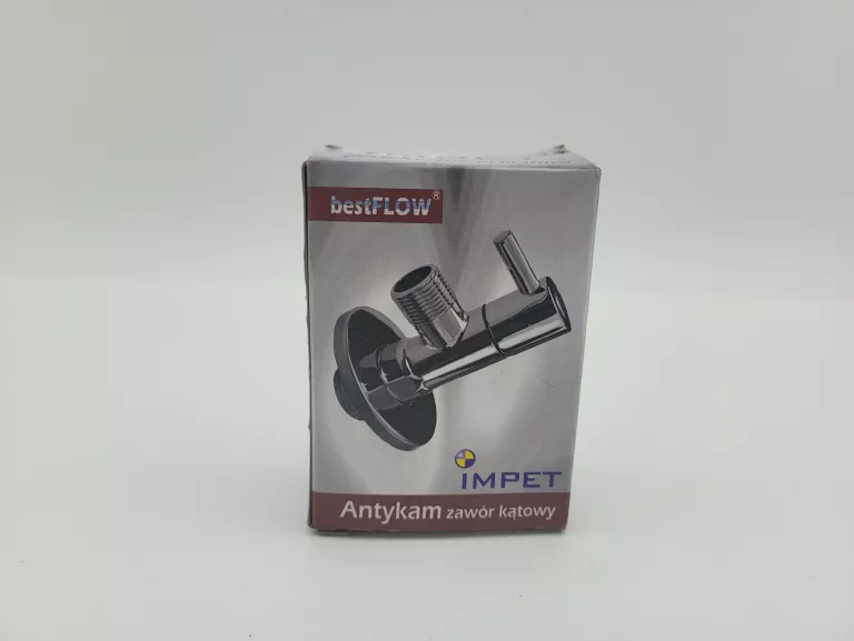 ZAWÓR KULOWY KĄTOWY ANTYKAM 1/2" X 3/8" IMPET BEST FLOW