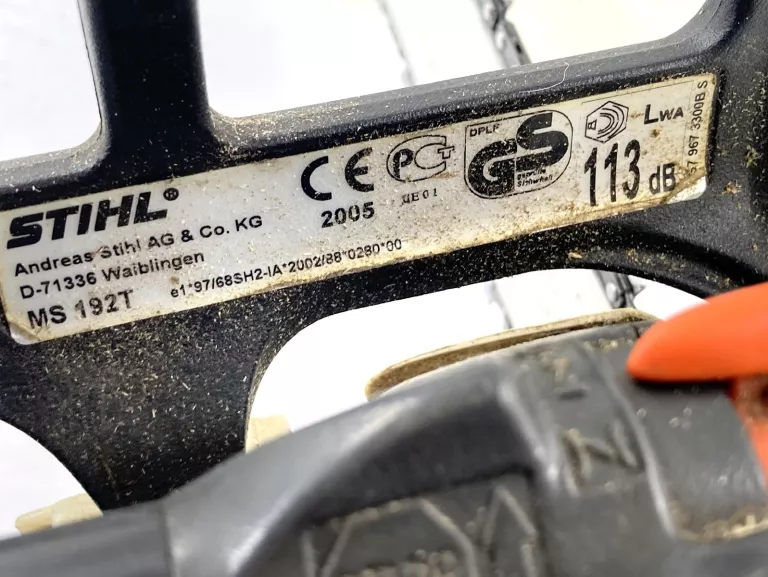 PILARKA PIŁA STIHL MS 192T 1,8 KM GAŁĘZIÓWKA CIESIELKA
