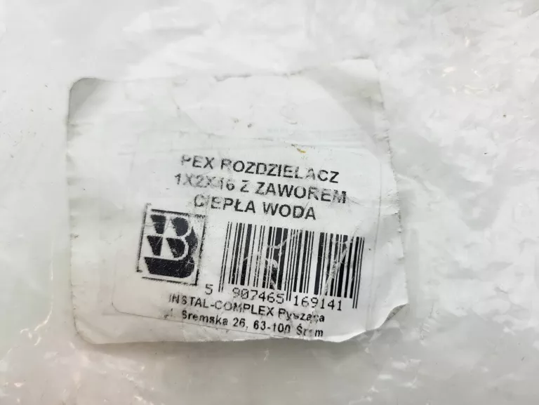 ROZDZIELACZ CIEPŁA WODA 2 INSTAL COMPLEX