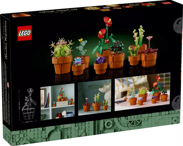 LEGO ICONS KWIATY W DONICZKACH MAŁE ROŚLINKI 10329 BOTANICAL COLLECTION