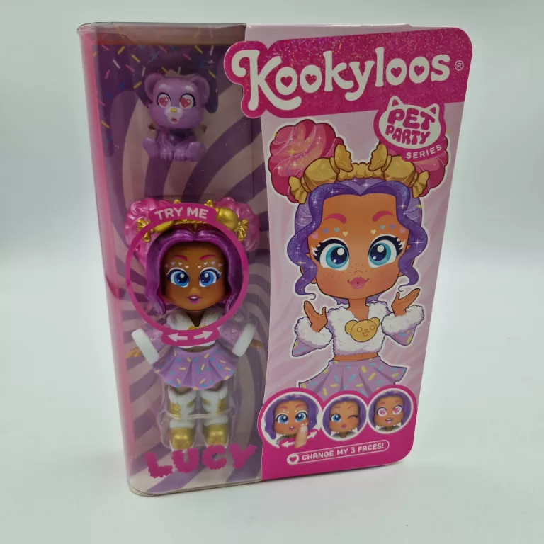 LALKA KOOKYLOOS PET PARTY LUCY ZWIERZĄTKO W ZESTAWIE WIEK 3+
