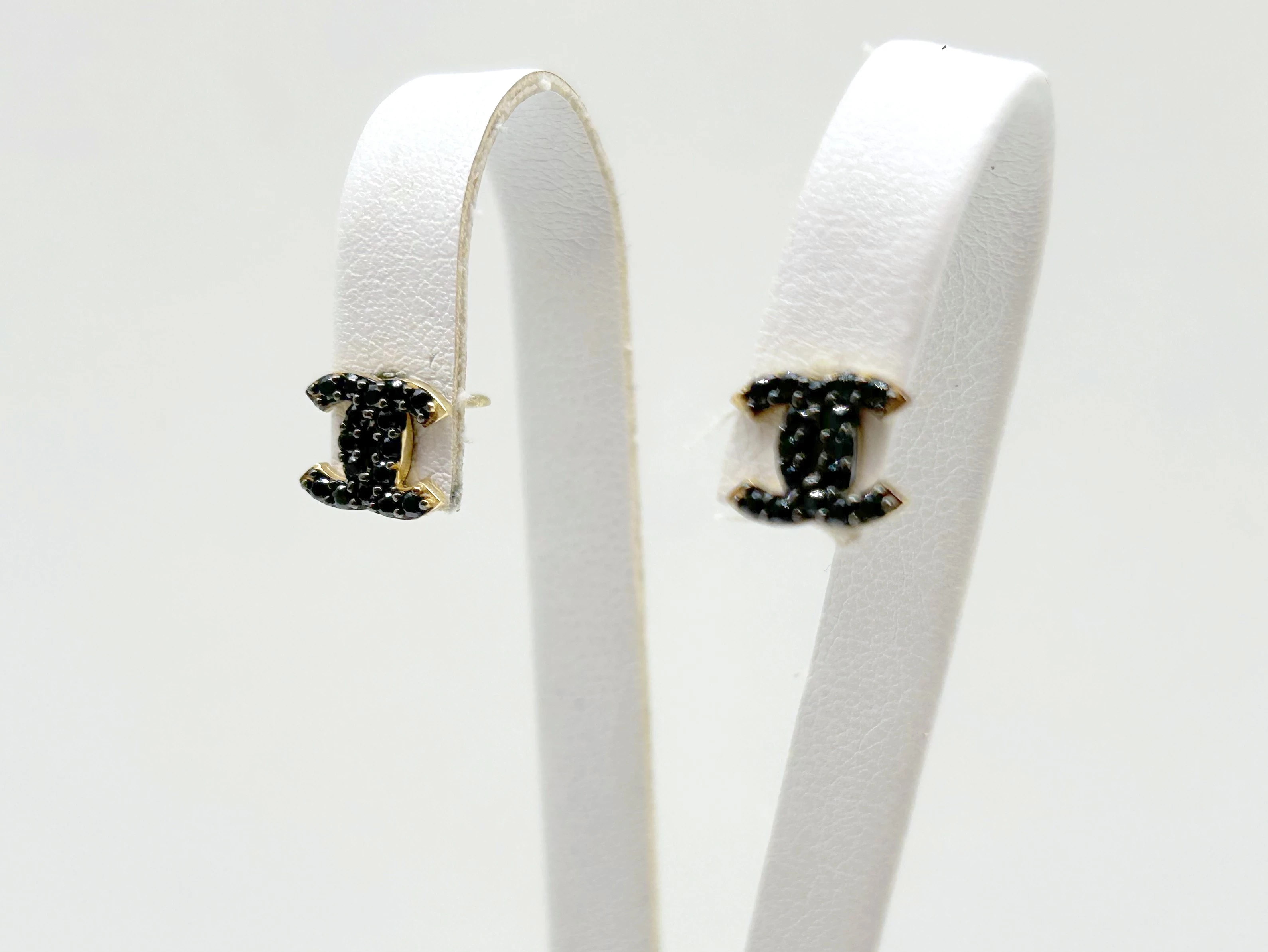 zlote-kolczyki-chanel-cc-czarne-cyrkonie-9mm-7mm-585-112g-material-zloto