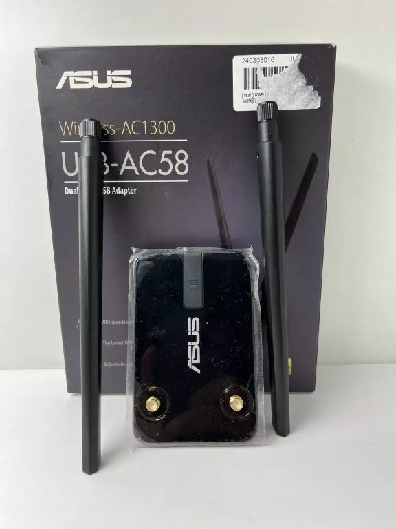 KARTA SIECIOWA ASUS WIRELESS-AC1300 USB-AC58 KOMPLET