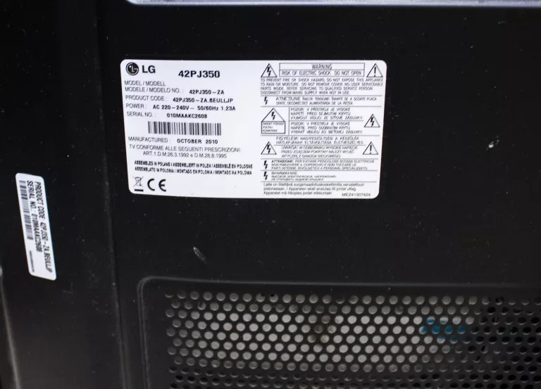 TELEWIZOR HD 42 CALE LG 42PJ350