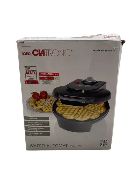 GOFROWNICA CLATRONIC WA 3491 1200 W CZARNY