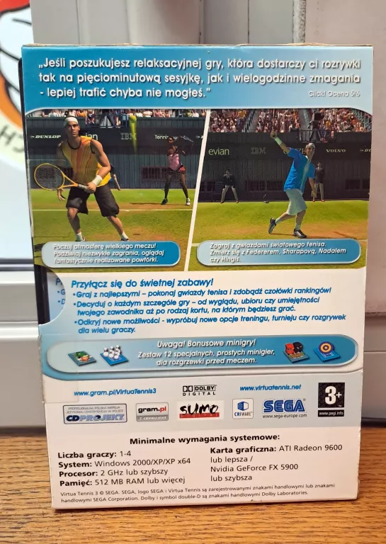 VIRTUA TENNIS 3 PC