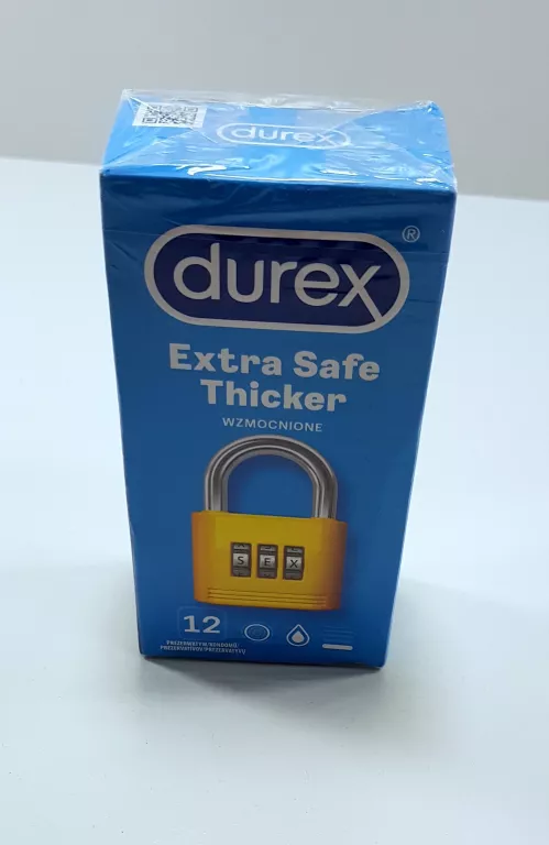 DUREX EXTRA SAFE PREZERWATYWY, 12SZT