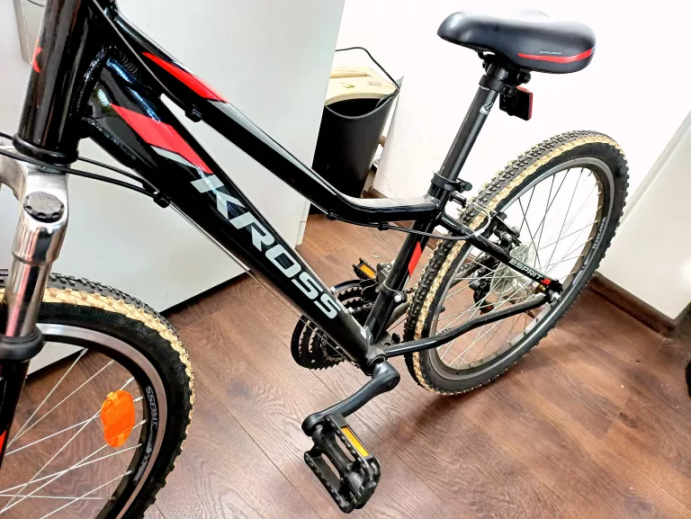 ROWER MTB KROSS ESPRIT JR RAMA 12 CALI KOŁO 24 " CZARNY STAN BDB!