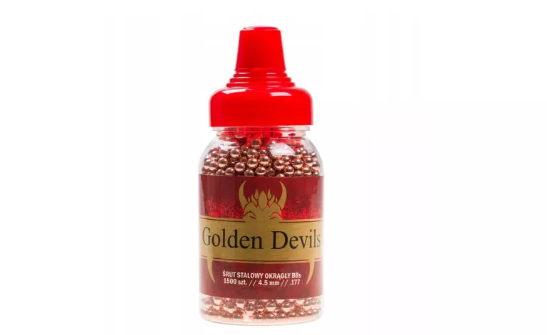 ŚRUT STALOWY OKRĄGŁY BB GOLDEN DEVILS 4,5 MM 1500 SZT.