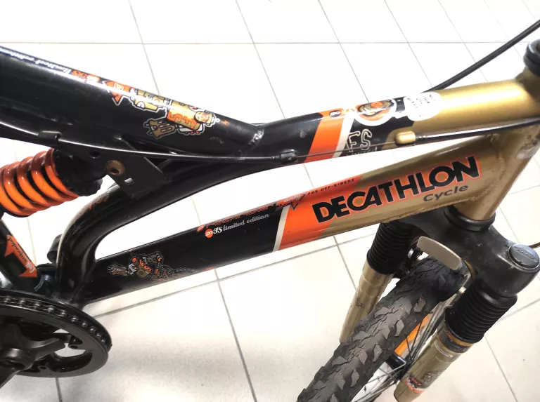 ROWER DZIECIĘCY DECATLON ROCKRIDER 20JS 20" + KASK DZIECIĘCY