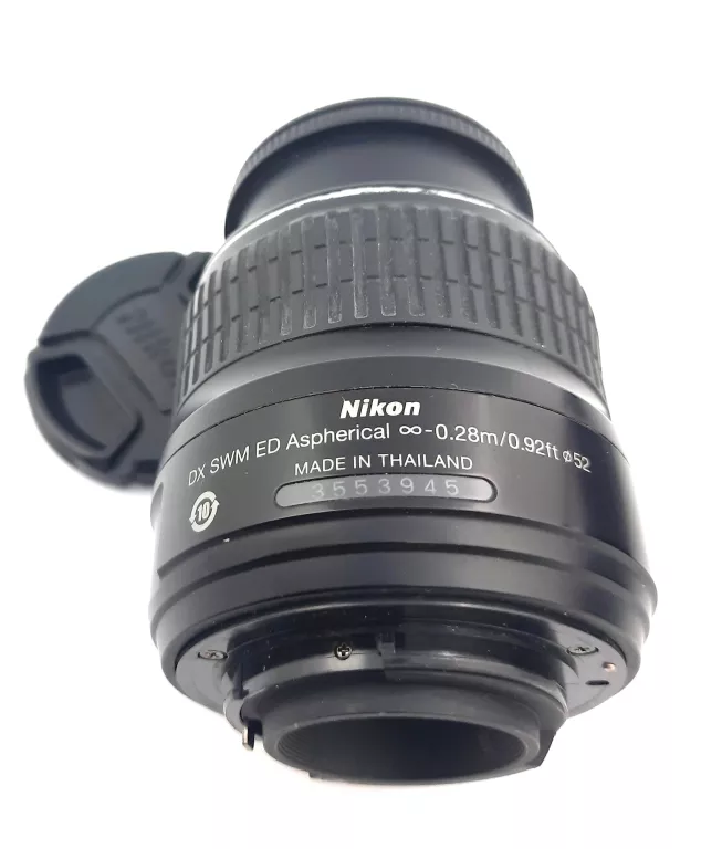APARAT NIKON D40 Z OBIEKTYWEM (OBIEKTYW USZKODZONY) KOMPLET