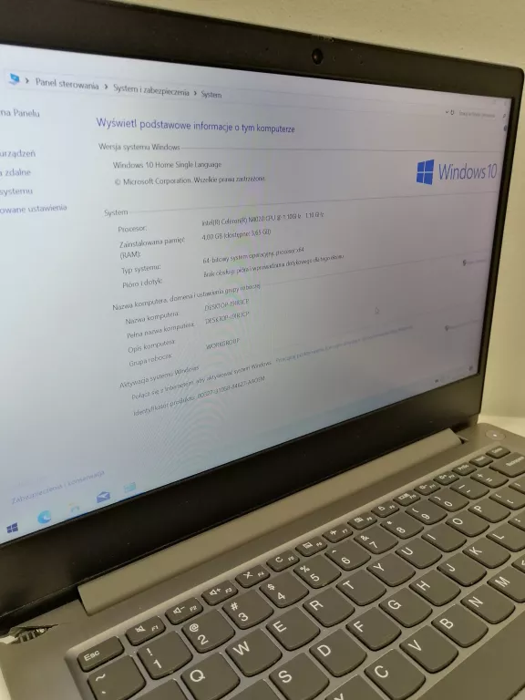 LAPTOP LENOVO IDEAPAD 3 4GB / 500GB SSD