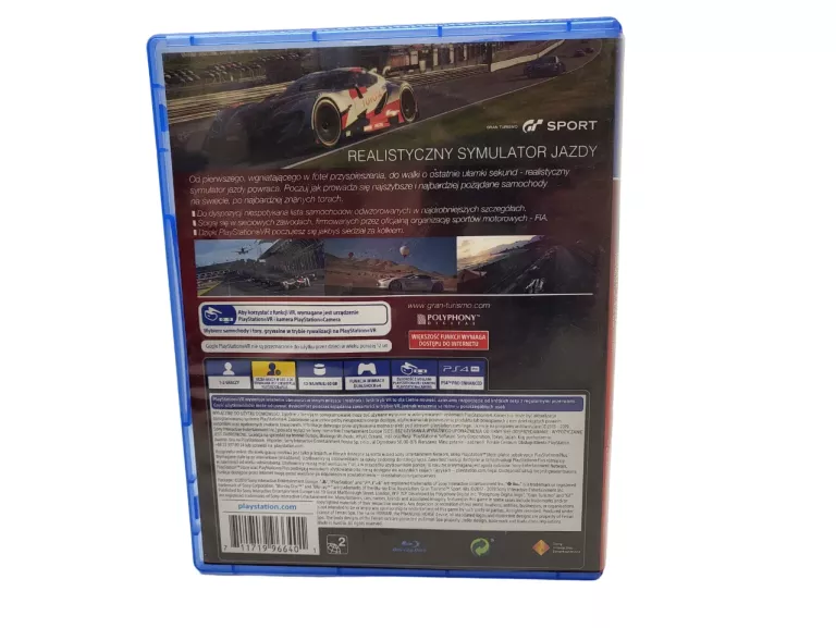 GRAN TURISMO SPORT SONY PLAYSTATION 4 (PS4)
