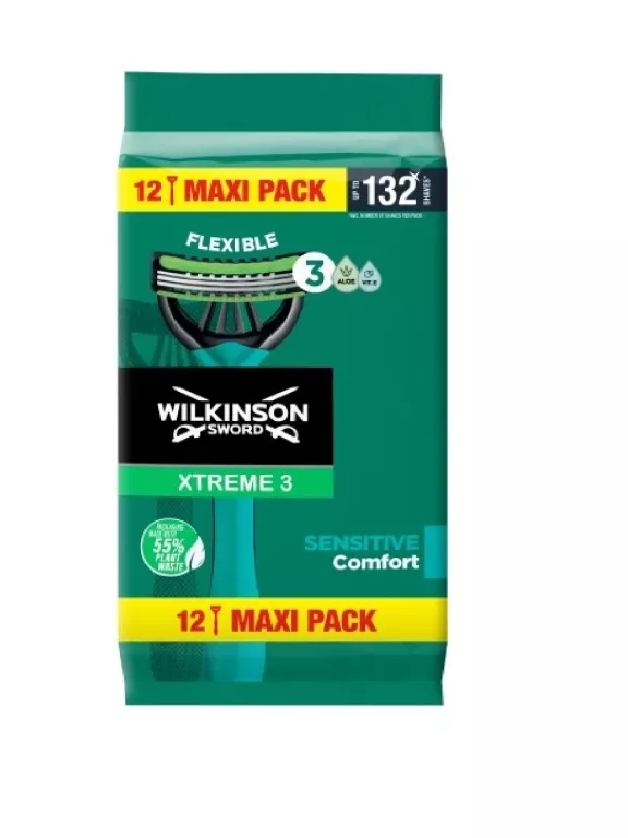 WILKINSON XTREME 3 COMFORT SENSITIVE MASZYNKI DO GOLENIA 12 SZT.