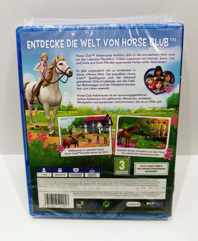 HORSE CLUB ADVENTURES (GRA PS4)