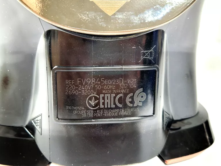 ŻELAZKO PAROWE TEFAL ULTIMATE PURE FV9845 3200W