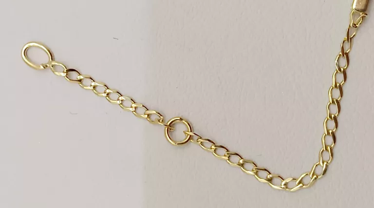 WYRÓB JUBILERSKI  BRANSOLETKA Z BLASZKA R.15,50CM