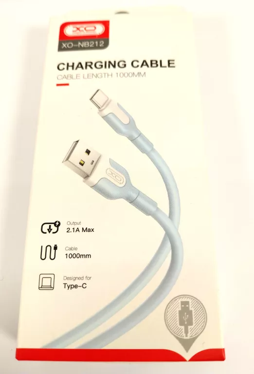 XO KABEL NB212 USB C 1M NIEBIESKI