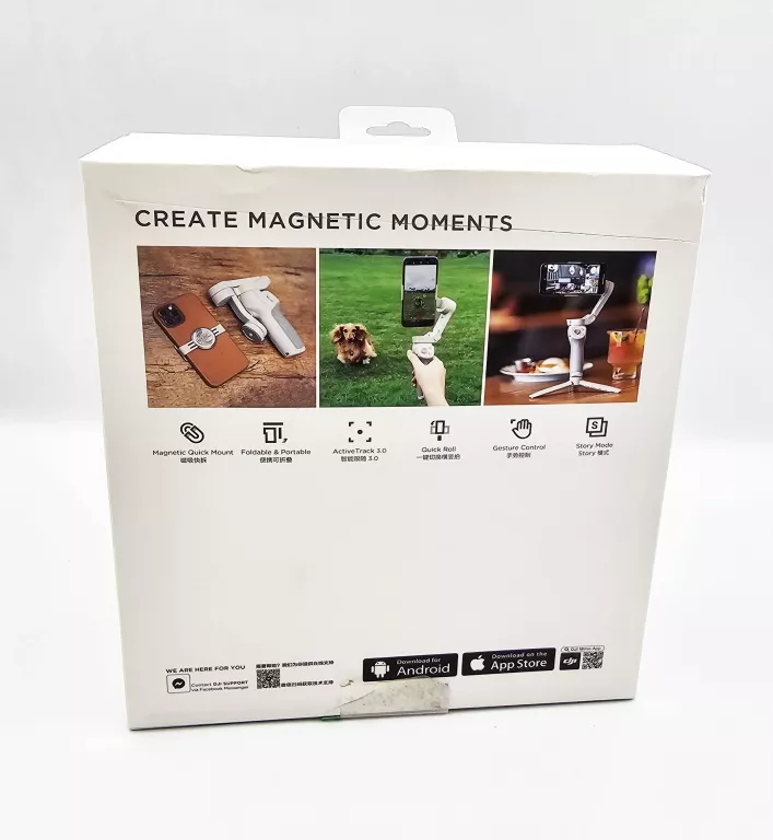 STABILIZATOR / GIMBAL RĘCZNY DJI OM 4 SE + PUDEŁKO