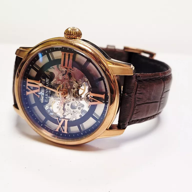MĘSKI ZEGAREK 8062 EARNSHAW BRĄZOWY PASEK