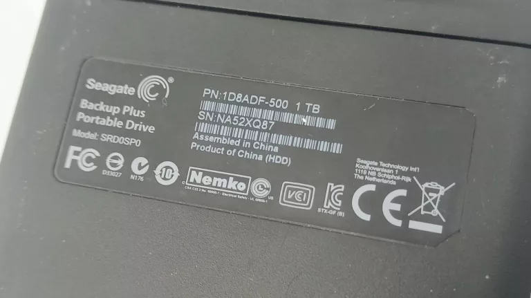 DYSK PRZENOŚNY SEAGATE 1 TB
