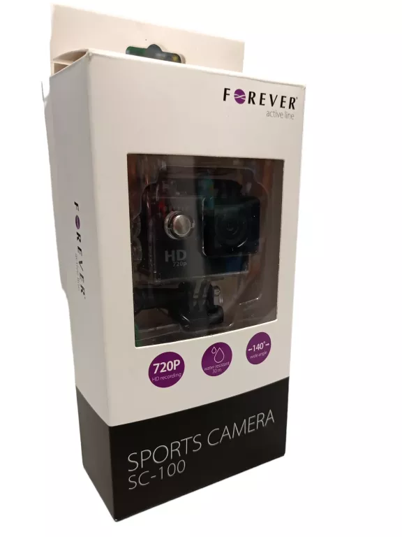ZESTAW DO NAGRYWANIA FILMÓW KAMERA SPORTOWA FOREVER SC-100