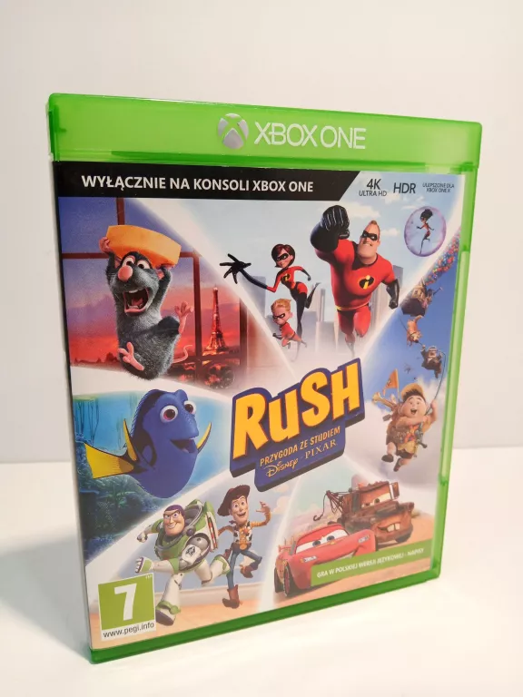 GRA NA XBOX ONE RUSH PRZYGODA ZE STUDIEM DISNEY PIXAR