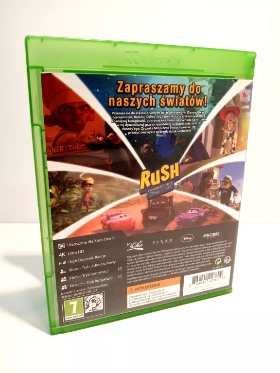 GRA NA XBOX ONE RUSH PRZYGODA ZE STUDIEM DISNEY PIXAR