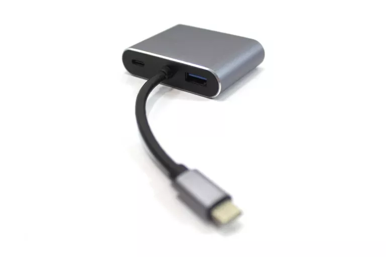 PRZEJŚCIÓWKA ADAPTER KABEL USB-C HDMI HUB 3W1 USB TYP C USB