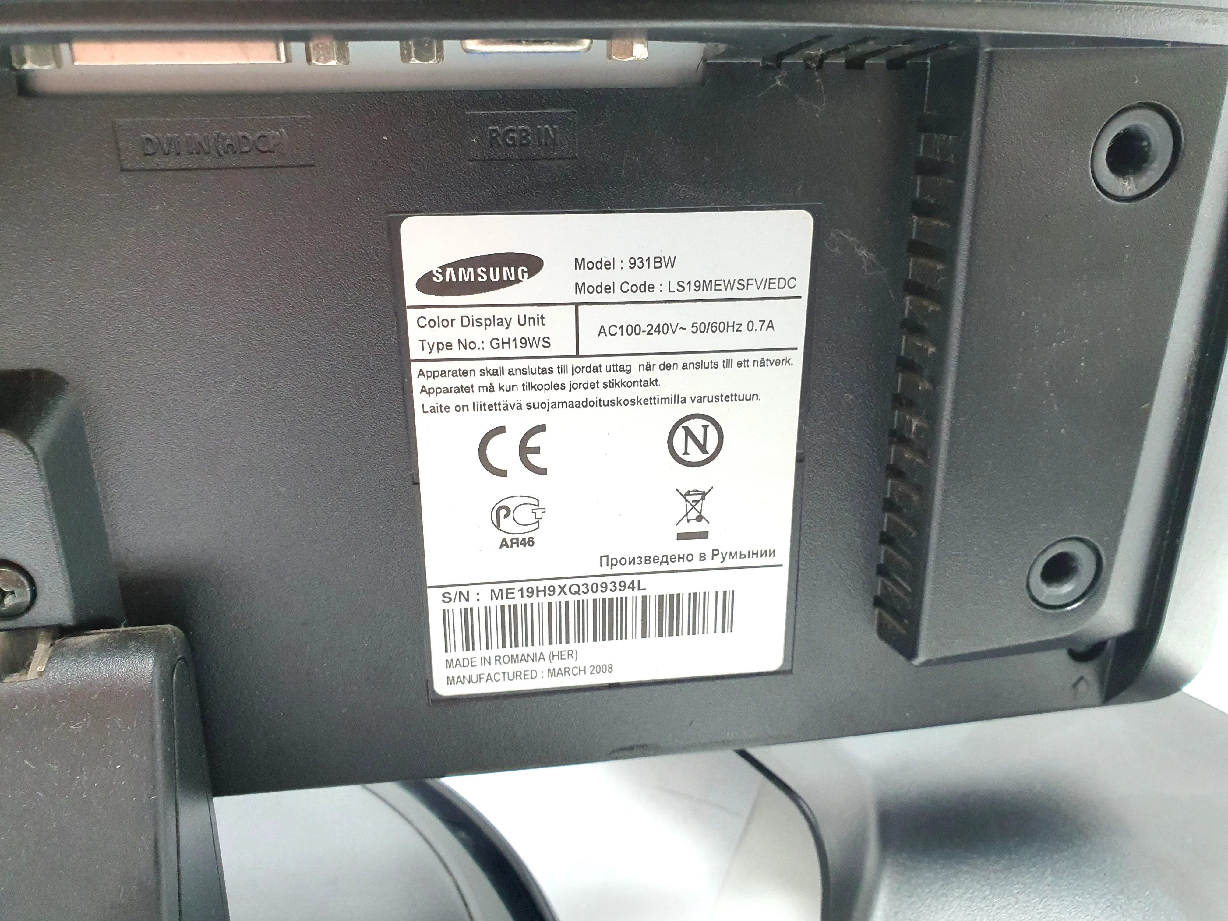 monitor-lcd-samsung-syncmaster-931bw-19-przekatna-ekranu-cale-19