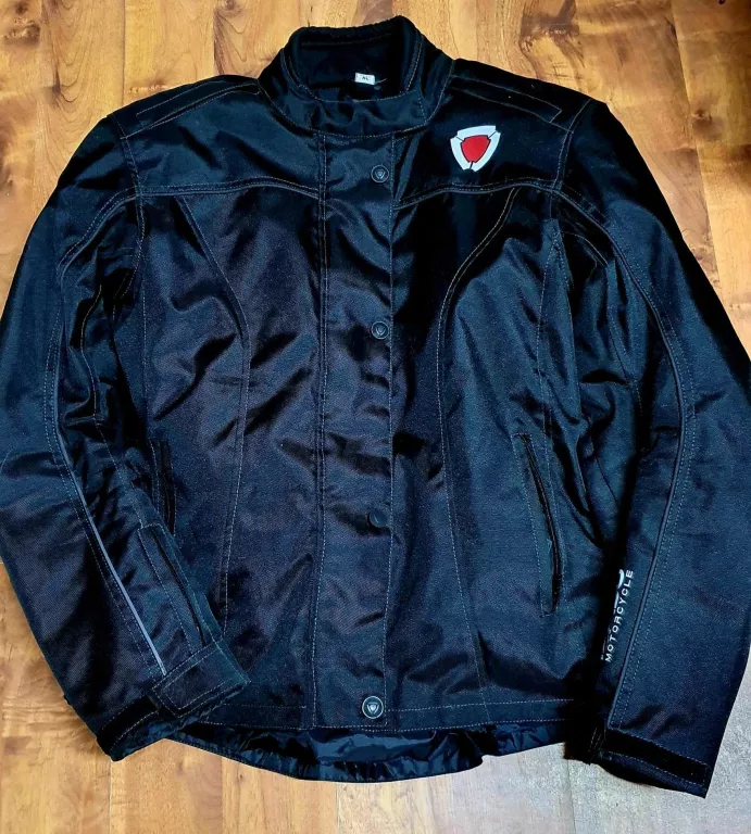 KURTKA MOTOCYKLOWA ISPIDO XL CZARNA